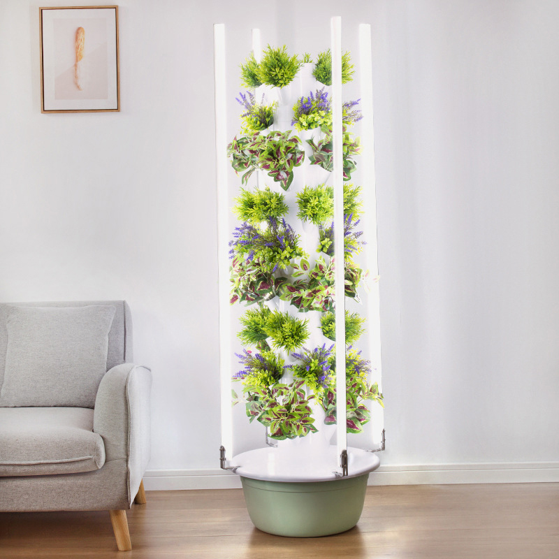 With Led Grow Light Space Tree - Vertical Planter Tower 评论和价格