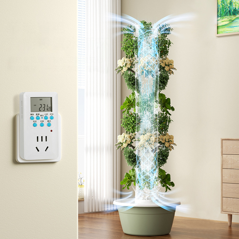 With Led Grow Light Space Tree - Vertical Planter Tower 评论和价格