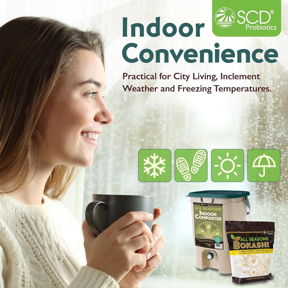 5 Gallon Tan Indoor Compost Bi - Composting Kit Indoor 评论和价格